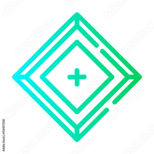 frames Line Gradient Icon