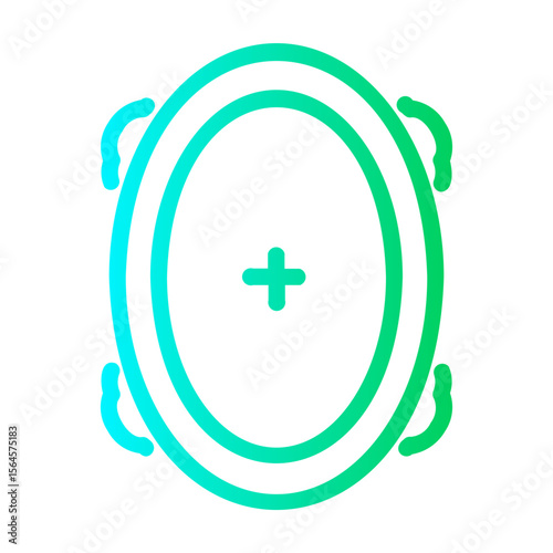 frames Line Gradient Icon