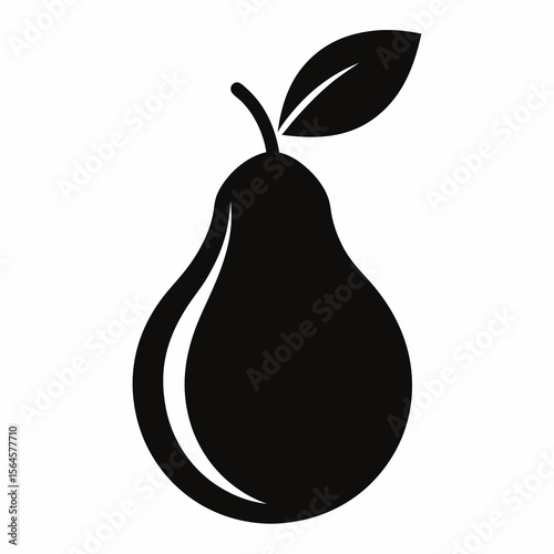 pear isolated on white