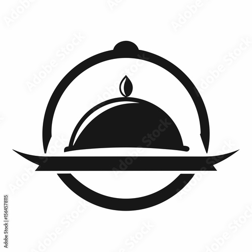 restaurant cloche icon