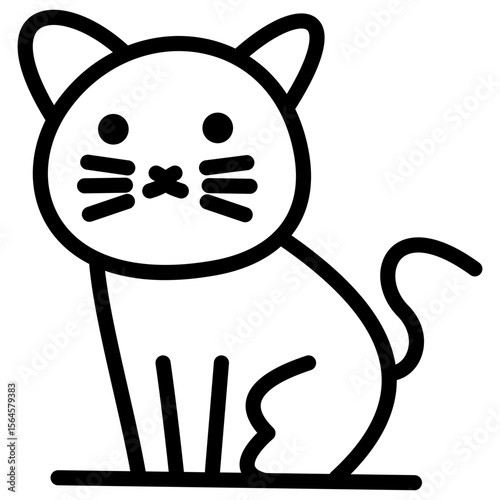 cats line icon