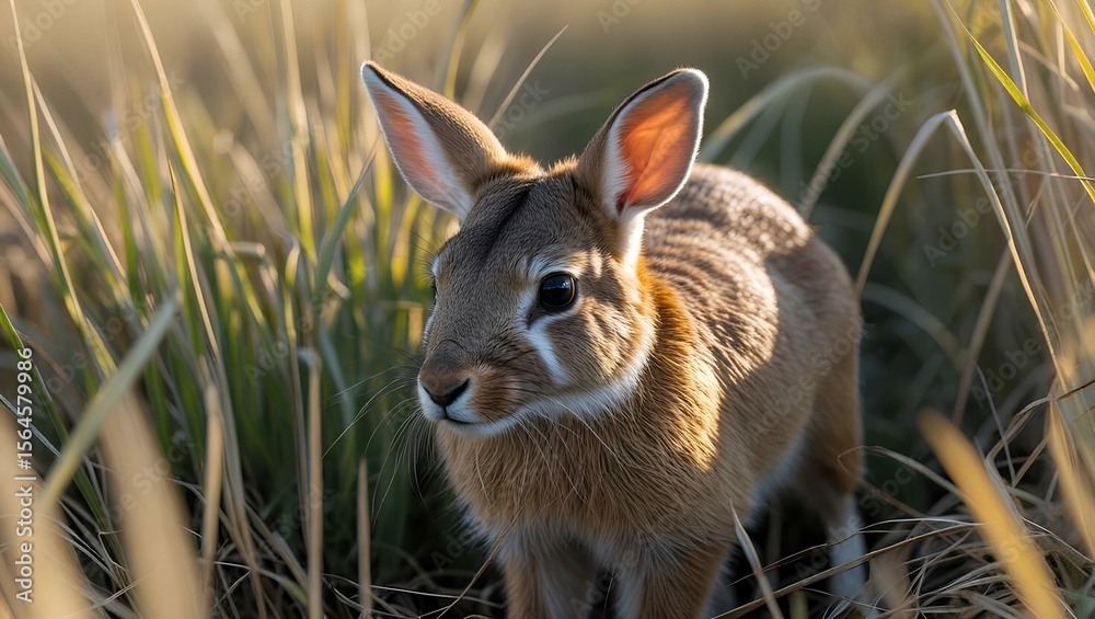 Obraz premium rabbit in the grass