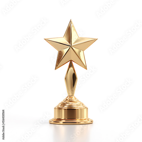 Golden Trophy with Star