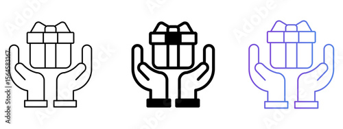 Courtesy Icon – Line, Glyph & Gradient Style