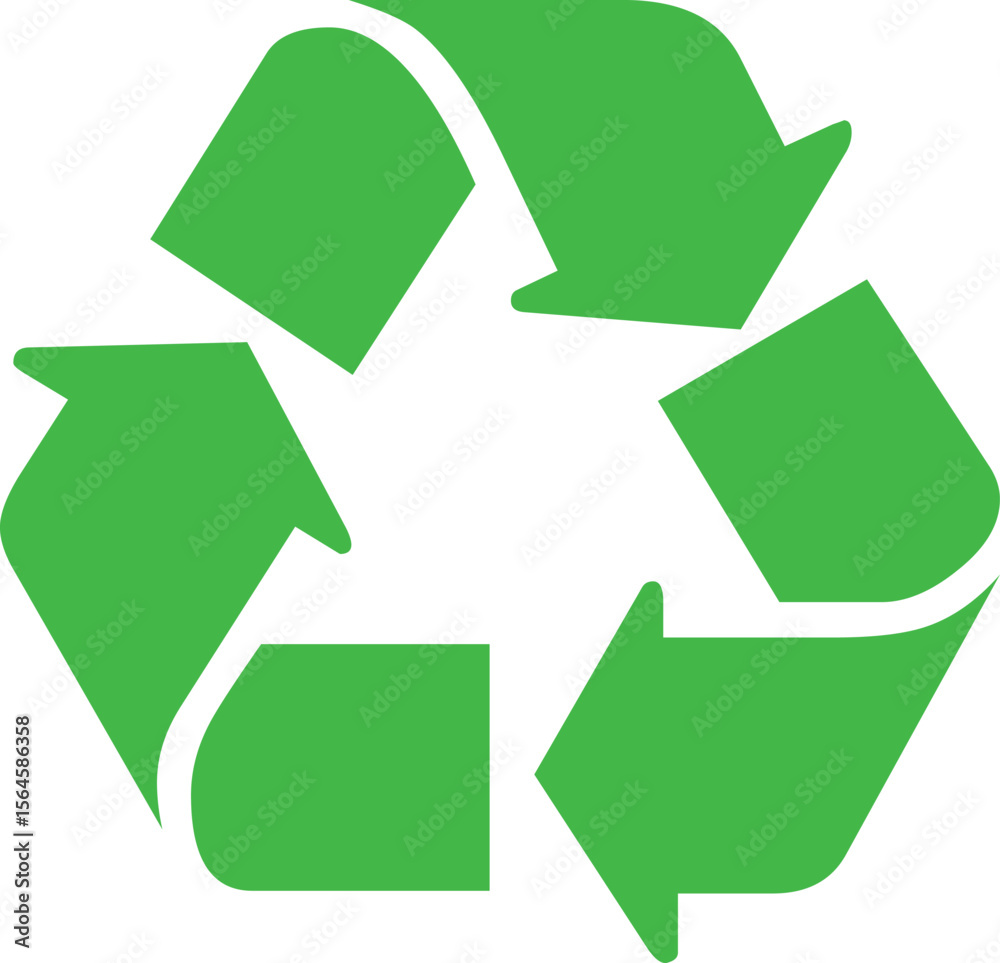 Obraz premium recycle symbol green