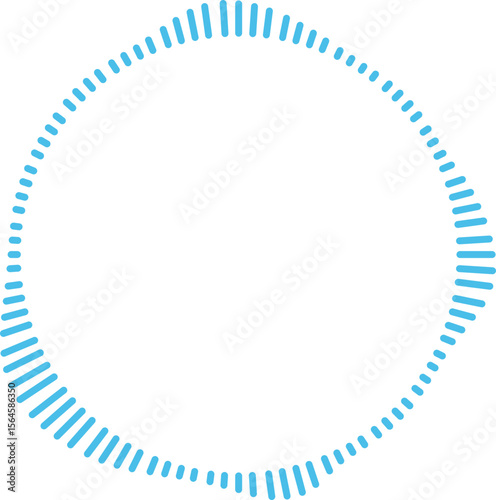 Circle Audio Wave Frame