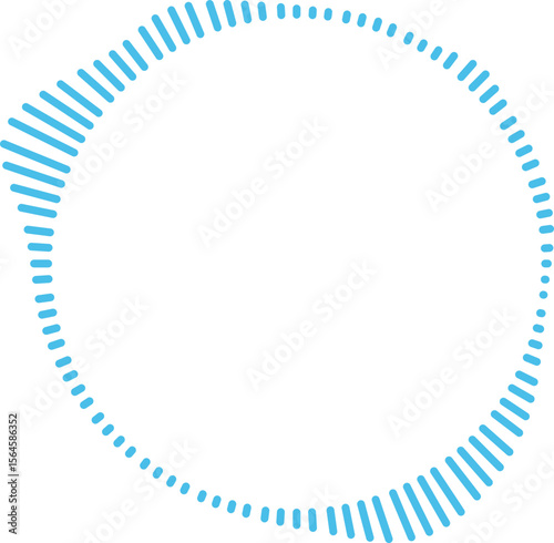 Circle Audio Wave Frame