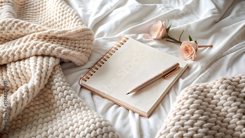 knitting needles and wool