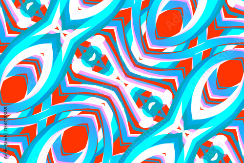 gradient line art pattern of indonesian culture traditional tenun batik ethnic dayak ornament	