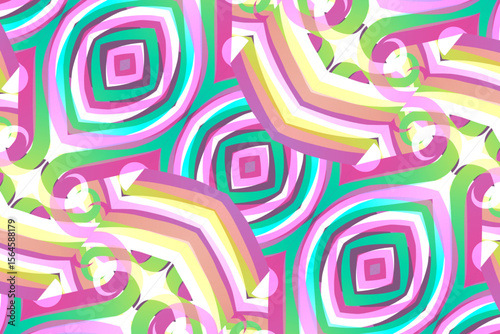 gradient line art pattern of indonesian culture traditional tenun batik ethnic dayak ornament	