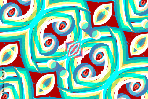 gradient line art pattern of indonesian culture traditional tenun batik ethnic dayak ornament	