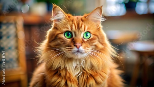 cat on a table