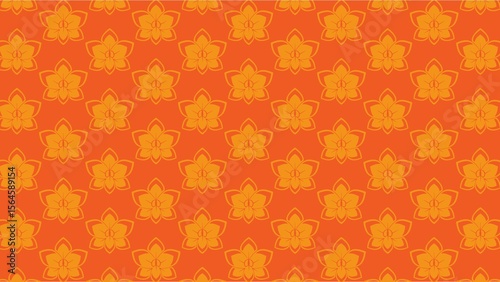 vector seamless orchid pattern multicoloured