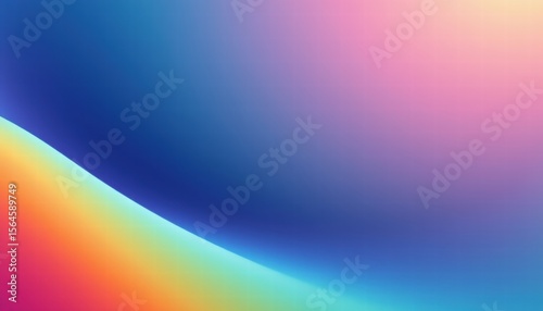 Vibrant Abstract Background with Colorful Gradient Flowing Blends of Blue, Pink, Orange, and Purple for Creative Projects and Designs