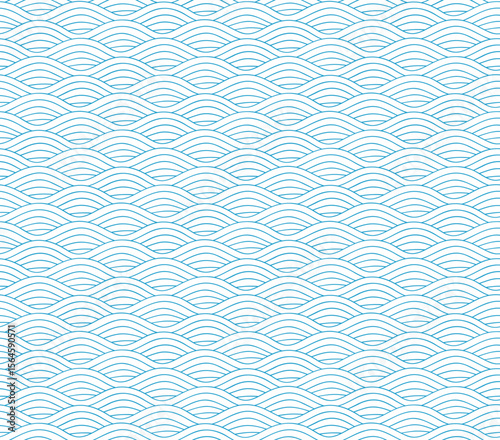 Abstract background pattern with doodle waves
