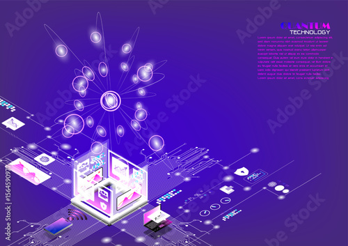 Quantum technology concept to analyze basic daily life data in the most efficient way.