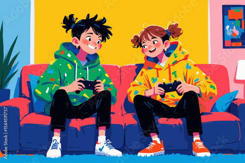 gen z playing video games with gen x and loosing