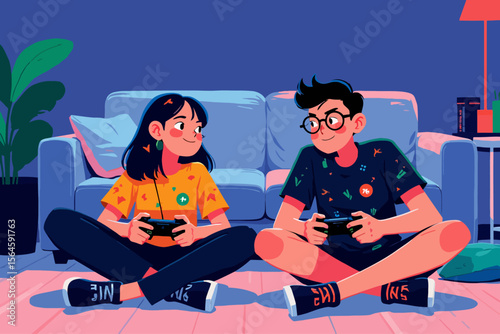 gen z playing video games with gen x and loosing
