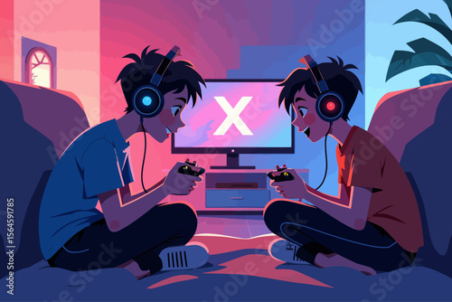 gen z playing video games with gen x and loosing