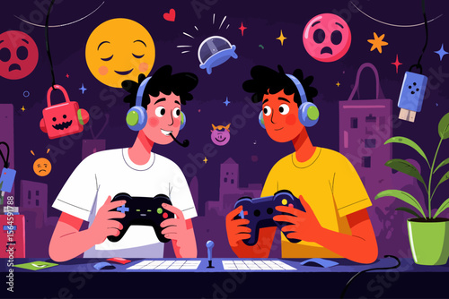 gen z playing video games with gen x and loosing