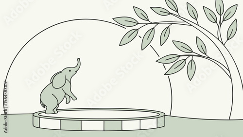 polar bear on a branch