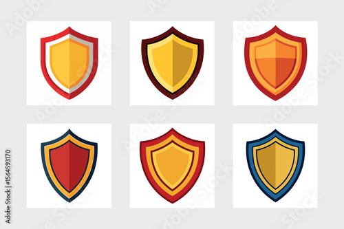     Classic shield icon vector illustration.
