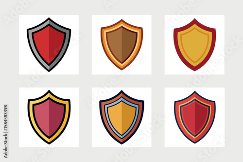     Classic shield icon vector illustration.
