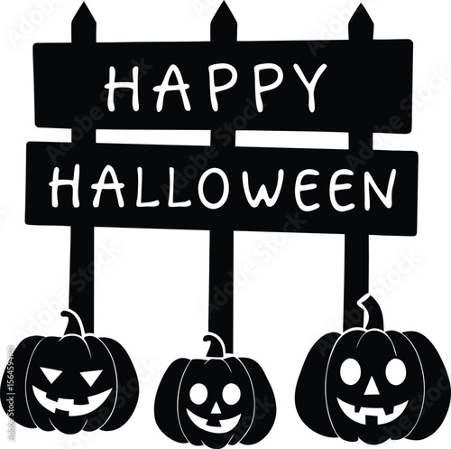 halloween pumpkin vector illustration