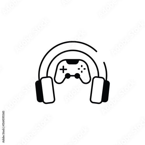 Audio icon design with white background stock illustration