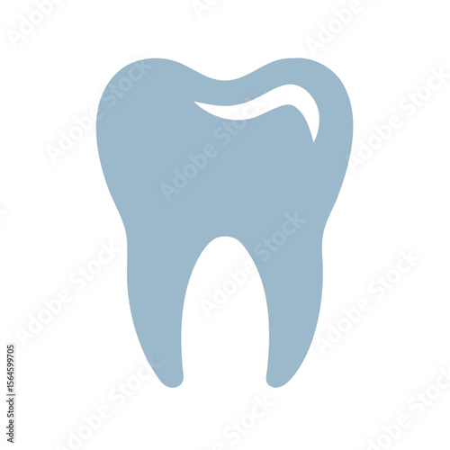 Simple illustration icon of teeth. Regular checkup. Dentist. Health. Tooth. Dentist. Tooth decay, tooth brushing. Orthodontics. Teeth.