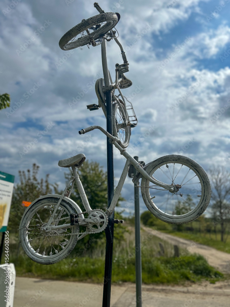 Fototapeta premium bicycle on the road