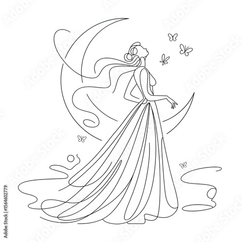 bride with a bouquet