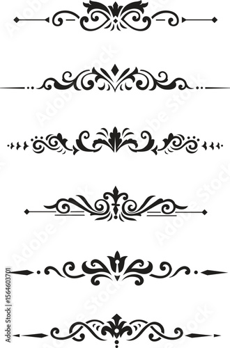 text divider ornament bundle design element