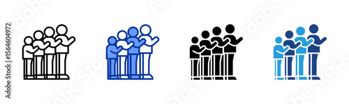 Queue icon sheet multiple style collection