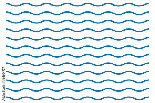 blue wave line set. Sea wave pattern. Wave ornament decorations. Wavy zig zag lines. 