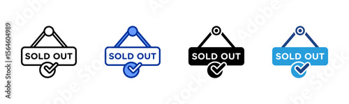 Sold Out icon sheet multiple style collection