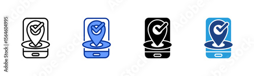 Check-In icon sheet multiple style collection