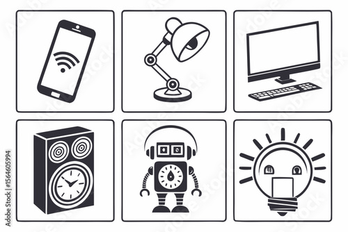 set of icons