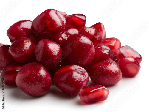 Pomegranate seeds isolated on a white background, vibrant and juicy on transparent, png cut out, ready to bring joy to any space 56373045 1