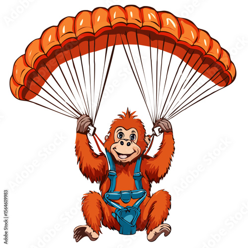 orang-outan parapente 3