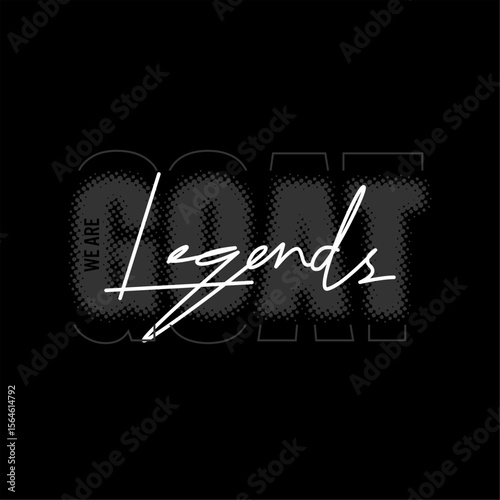 goat legends letter design