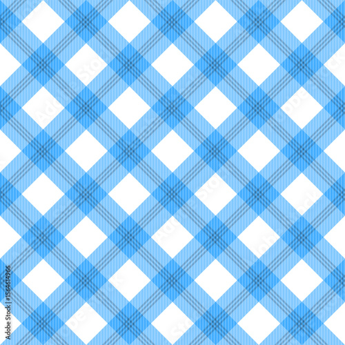 blue and white plaid fabric