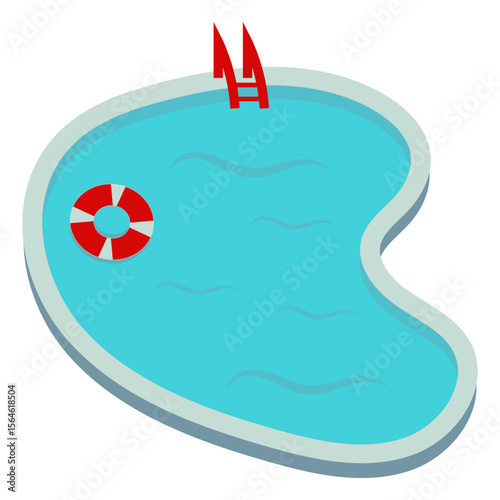 Swimming Pool Illustration
