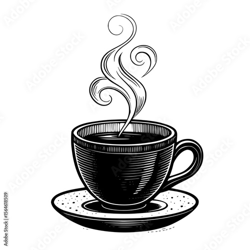cup of hot coffee