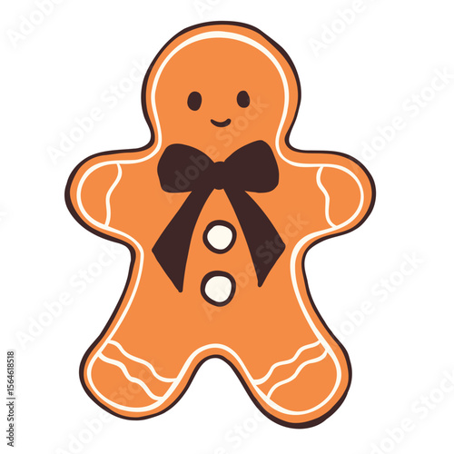 Gingerbread hand drawn illustration