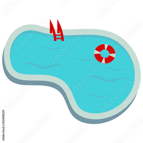 Swimming Pool Illustration