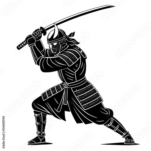 ninja warrior vector