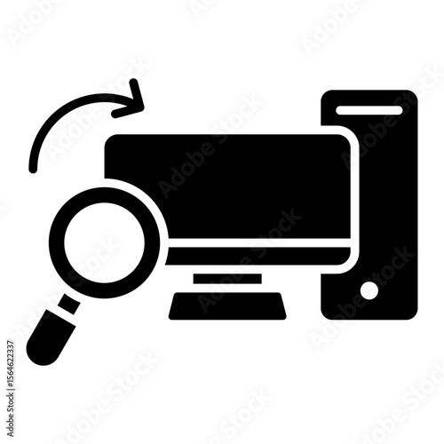 Autonomous System Glyph Icon