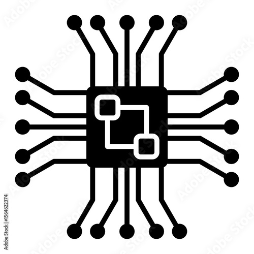 CPU Glyph Icon