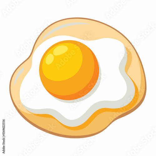 A poached egg, perfectly cooked with a soft yolk, isolated on a white background, ideal for breakfast and healthy meals